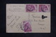 MONACO - Affranchissement De Monté Carlo Sur Carte Postale En 1943 Pour Cannes - L 26016 - Covers & Documents