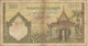 Cambodia P14d, 500 Riel, 1958-70, Farmer W/oxen & Plow / Preah Vihear Temple XL - Cambodge