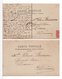 CPA - COUPLE / VOYAGE DE NOCE- 4 CARTES - Noces