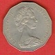 AUSTRALIA  # 50 Cents - Elizabeth II 2nd Portrait; Dodecagonal Type  FROM 1976 - 50 Cents