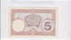 BILLET 5 FRANCS De 1927 De TAHITI Papeete K.63 - Banque De L'indochine Surcharge Polynésie Francaise @ Pick 11c - Papeete (French Polynesia 1914-1985)