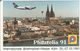 GERMANY K605/91 Philatelia 91 - Köln -  Dom - Lufthansa - Stamp "Brandenburger Tor" - K-Series: Kundenserie