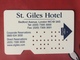 CLE D’HOTEL  St. Giles Hotel  LONDON LONDRES  United Kingdom  Royaume-Uni - Hotel Key Cards