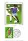 Carte Maximum COUPE DU MONDE DE FOOTBALL SAINT ETIENNE  "Le Drible"  Timbre 3.00  1er Jour 1 06 1996 RV - Football