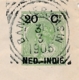 Nederlands Indië - 1905 - 20 Cent Bontkraag, Envelop G17 Als R-cover Van Prioktjahoe Via VK Bandjermasin Naar Kendangan - Nederlands-Indië