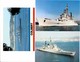 Lot De 3 Cartes ( Format 15 X 10,5 Cm ) Marine Nationale Croiseur Lance Missiles Le COLBERT Bateau De Guerre Recto Verso - Warships