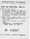 Souscription Nationale Pour La Presse Communiste Et Démocratique, (bon De 200 Fr.)  Fête De L'Humanité 1959. PCF - Tickets D'entrée