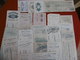 Delcampe - LOT 121 QUITTANCES ILLUSTRÉES TIMBRES FISCAUX - Other & Unclassified