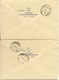 2 Cartas URGENTES De Madrid A Zaragoza 1953 Conservan Texto Ver 2 Scan - Exprès