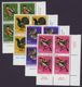 SUISSE SCHWEIZ SWITZERLAND 1968 Yt CH 824-827 Mi CH 891-894 Native Birds BLOCS NEUFS** - Nuevos