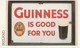 PUBLICITE BIERE GUINNESS IRELAND IRLANDE - Pubblicitari