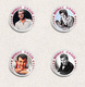 BOBBY DARIN Music Fan ART BADGE BUTTON PIN SET 1 (1inch/25mm Diameter) 35 DIFF - Musique