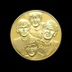 1 Pièce Plaquée OR ( GOLD Plated Coin ) - The Beatles  John Lennon, Paul McCartney, George Harrison Et Ringo Starr - Other & Unclassified