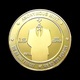 1 Pièce Plaquée OR ( GOLD Plated Coin ) - Bitcoin Anonymous BTC ( Ref 1 ) - Other & Unclassified