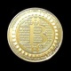 1 Pièce Plaquée OR ( GOLD Plated Coin ) - Bitcoin Anonymous BTC ( Ref 1 ) - Other & Unclassified