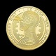 1 Pièce Plaquée OR ( GOLD Plated Coin ) - Bitcoin Anonymous BTC ( Ref 3 ) - Other & Unclassified