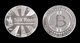 1 Pièce Plaquée ARGENT ( SILVER Plated Coin ) - Bitcoin Anonymous Silk Road BTC - Other & Unclassified