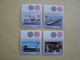 1990  Ascension Yvert  517/20  ** Bateaux Ships Cote 15.00 € Scott 493/6  Michel 535/8 SG  531/4 - Ascension (Ile De L')