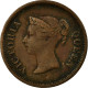 Monnaie, Straits Settlements, Victoria, 1/4 Cent, 1845, TB, Cuivre, KM:1 - Colonias