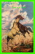 HORSES, CHEVAUX - OIL PAINTING BY L. H. DUDE LARSEN IN 1946 - - Chevaux