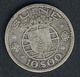 Guinea (port.), 10 Escudos 1952, Silber - Guinea-Bissau
