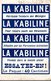 CHROMO  LA KABILINE LA VERITABLE TEINTURE DES MENAGES BATEAU A RAMES - Autres & Non Classés