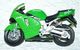 MAISTO MOTO 1/18 KAWASAKI NINJA ZX 12 Be Mais Manque La Bequille - Motos