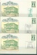 AUSTRALIA - 11-17.10.1982 - PRE-STAMPED 058 - COMPLETE SET WITH VARIOUS CANCELLATION - ANPEX 82 - Lot 19272 - Entiers Postaux