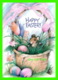 PÂQUES - HAPPY  EASTER-  HALLMARK CARDS INC - AMBASSADOR -  BABY RABBIT - - Pascua