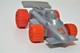 Vintage VINYL TOY CAR : Maker PLASTO Made In Finland - Silver Formula 1 Racing  9.00cm - 19XX's - Rubber - Other & Unclassified