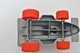 Vintage VINYL TOY CAR : Maker PLASTO Made In Finland - Silver Formula 1 Racing  9.00cm - 19XX's - Rubber - Other & Unclassified