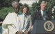 Nigeria Prime Minister Shagari & US President Carter First Lady Rosalynn Carter Meet 1980, C1980s Vintage Postcard - People