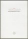 Bund: Minister Card - Ministerkarte Typ VII, Mi.-Nr. 2394 ESST : " Weltkulturerbe: Bauhaus In Weimar U. Dessau " !   X - Briefe U. Dokumente