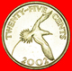 # BIRD (1999-2017): BERMUDA ★ 25 CENTS 2002 MINT LUSTER! LOW START ★ NO RESERVE! - Bermudas