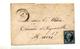 Lettre Cachet Losange 1160 Gouenon  Sur Napoleon + Le Havre + Convoyeur - 1849-1876: Periodo Classico