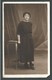 CPA Carte Photo Une FEMME LADY FRAU  Avec Des Chaussures à Ruban Souriant Au Photographe PRILLOT De METZ - Te Identificeren