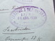 Brasilien 1939 Ovaler Violetter Stempel Correios Telegraphos Rio Grande Do Sul Dr. Med. Otto Rüdel Serra Cadeado - Lettres & Documents