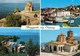 Macedonia Ohrid 1976 / Panorama, Mosque, Port, Boats / Pozdrav, Greetings - North Macedonia