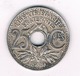 25 CENTIMES 1919 FRANKRIJK /2867/ - Sonstige & Ohne Zuordnung