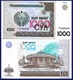 Uzbekistan P82, 1000 Sum, Emir Temur Museum , UNC, 2001 $8 CV, See UV & W/m - Uzbekistan