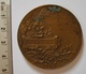 ANCIENNE MEDAILLE LES PIGEONS VOYAGEURS PRIX BRIVE 1928. BRONZE ARTHUS BERTRAND - Profesionales / De Sociedad