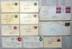 Delcampe - Box With FDC,letters,covers,Maximum Cards,brieven And More.... - Verzamelingen (in Albums)