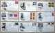 Delcampe - Box With FDC,letters,covers,Maximum Cards,brieven And More.... - Verzamelingen (in Albums)