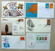 Delcampe - Box With FDC,letters,covers,Maximum Cards,brieven And More.... - Collections (with Albums)