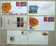 Delcampe - Box With FDC,letters,covers,Maximum Cards,brieven And More.... - Collections (with Albums)