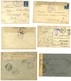 Lot De 10 Lettres Et CP De Provenance France Et étranger Avec Marques De Contrôle Postal (Belfort N° 52 à 80). - TB. - Oorlog 1914-18