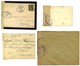 Lot De 10 Lettres Et CP De Provenance France Et étranger Avec Marques De Contrôle Postal (Belfort N° 52 à 80). - TB. - WW I