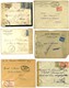 Lot De 9 Lettres En Provenance D'Argentine Et Grèce Avec Marques De Contrôle Postal (Marseille 301 à 315). - TB. - WW I