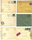 Lot De 12 Lettres Et CP En Provenance De Suisse Avec Marques De Contrôle Postal (Bourg 400 à 422). - TB. - WW I