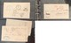 Lot De 45 Lettres Avec Marques Postales D'entrée Maritimes Et Terrestres, Marques D'échange Franco-anglaise, Acheminées, - Collections